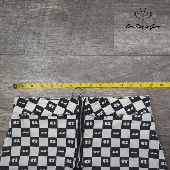 Vans Lazy Oaf Denim Mini Skirt Size XS - Picture 3 of 5